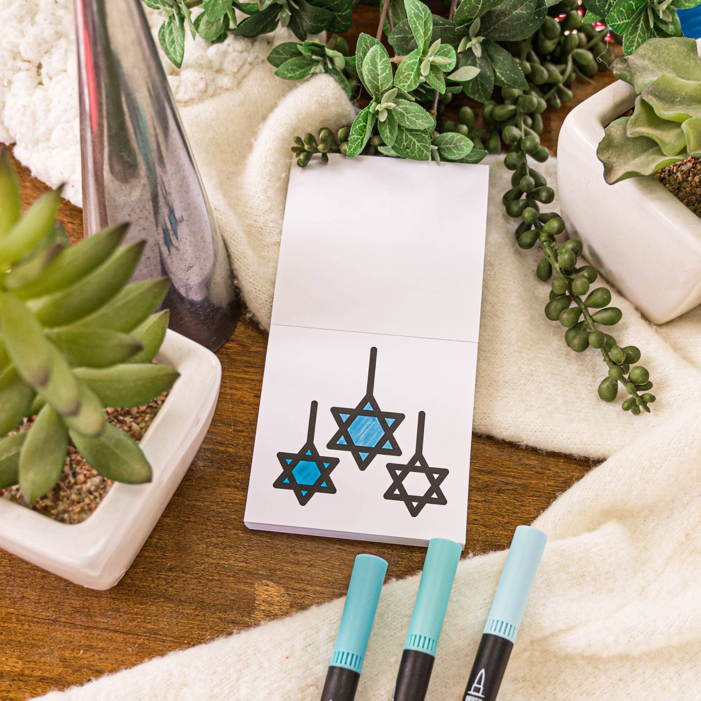 Happy Hanukkah Easy Tear Mini Coloring Book