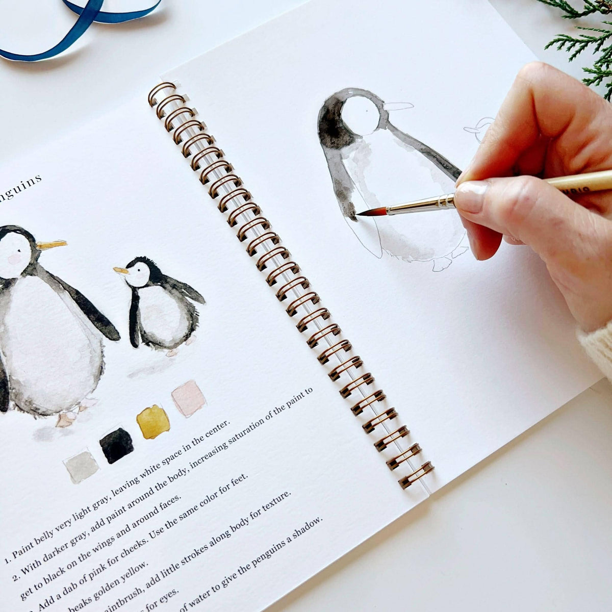 Winter Watercolor Workbook - emily lex studio