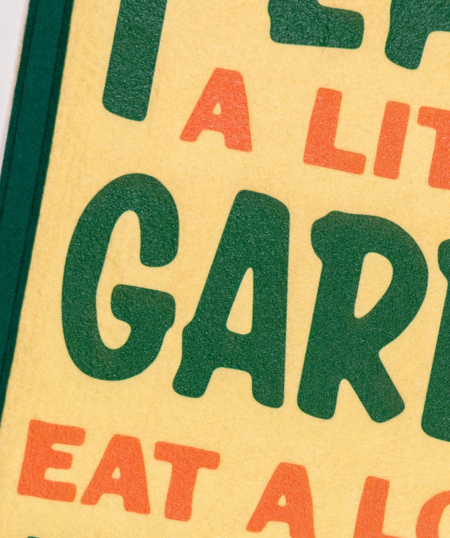 Plant A Little Garden Eat A Lot Of Peaches Camp Flag • John