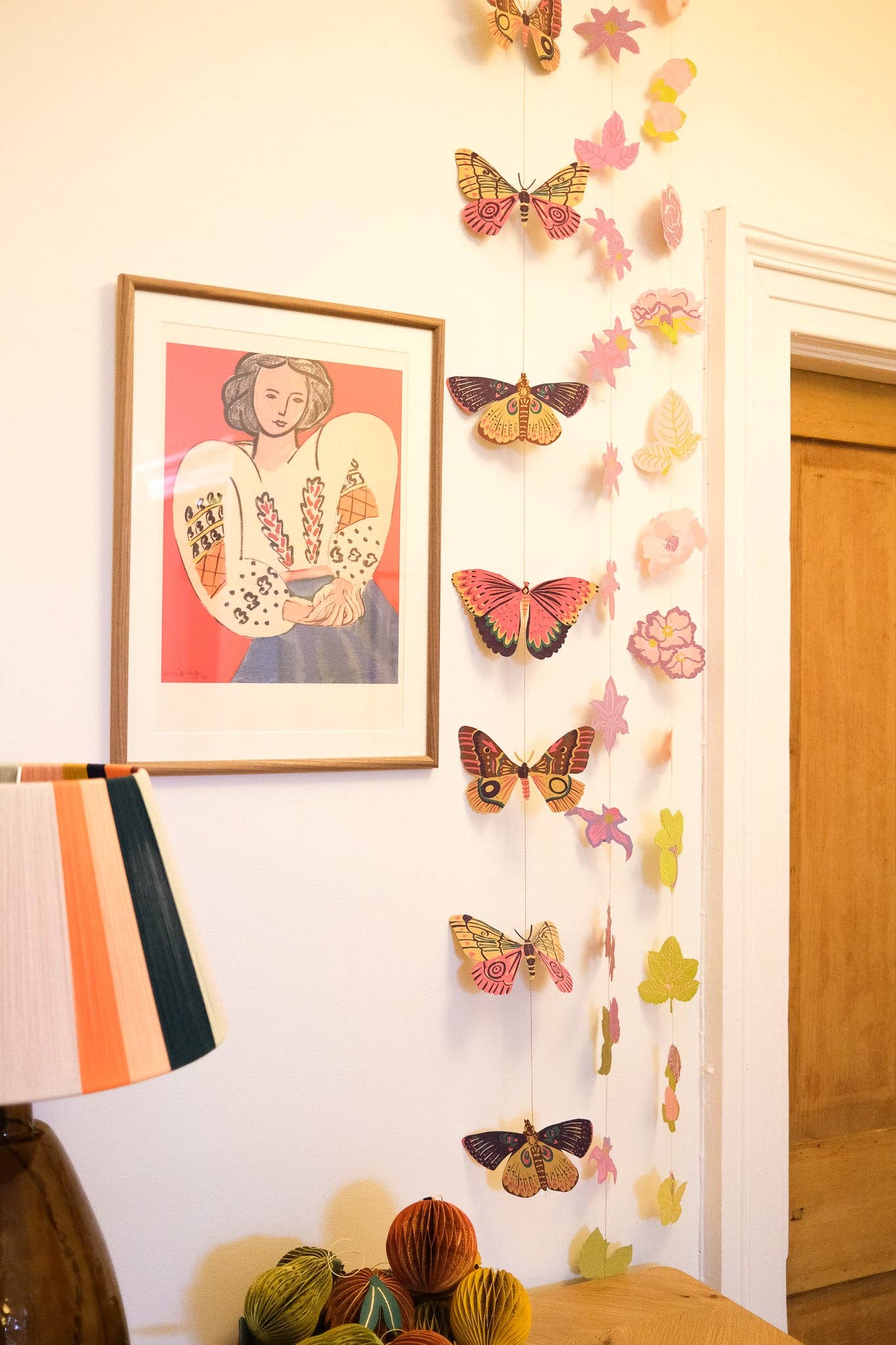 East End Press - Butterfly Vertical Wall Hanging