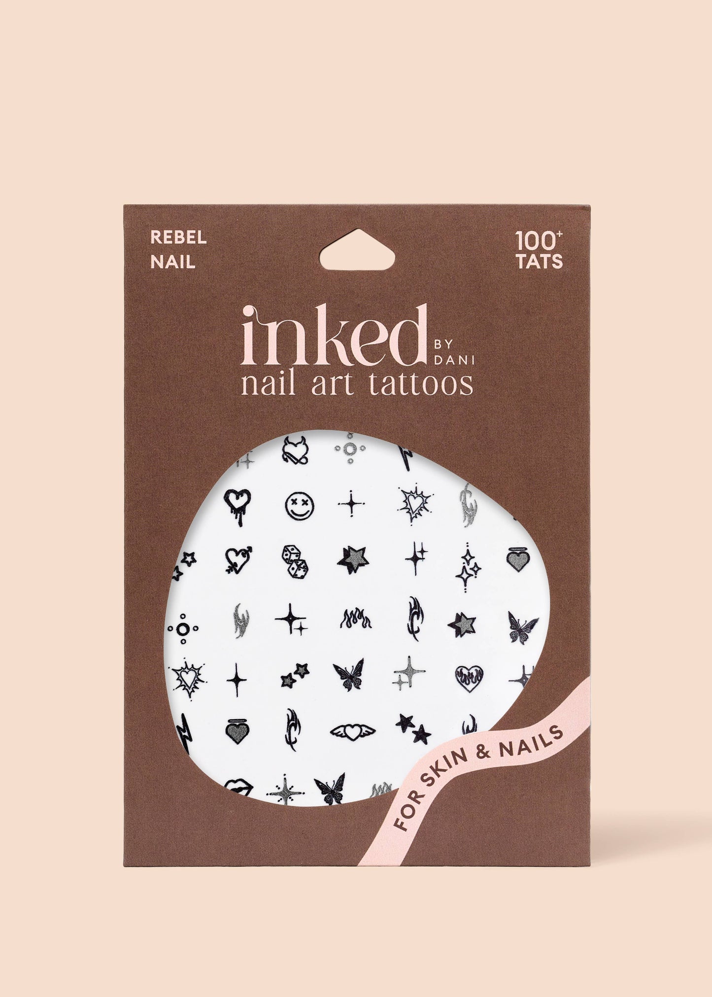 INKED by Dani - Rebel Nail Art Temporary Tattoo Pack