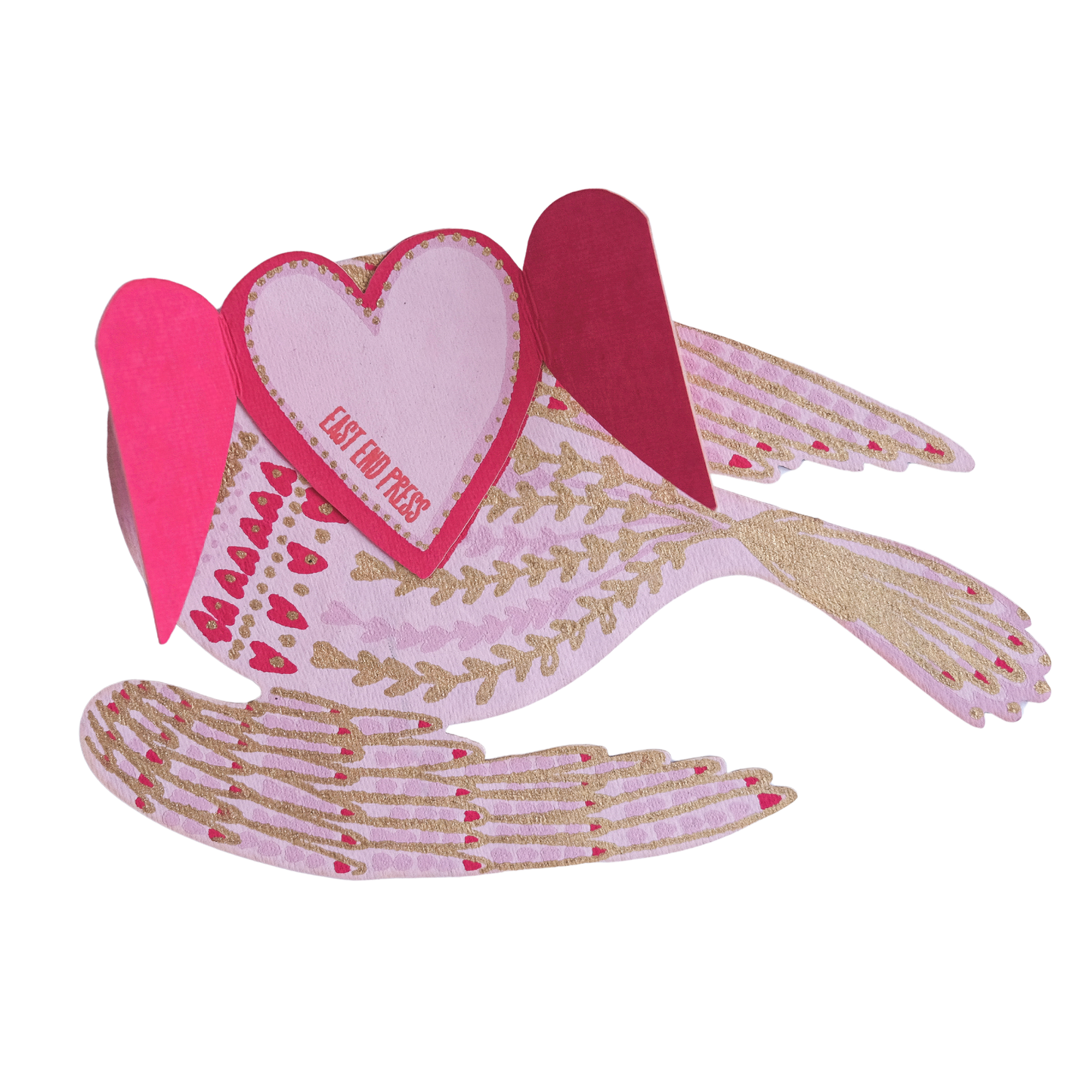 Heart Bird Greeting Card - East End Press