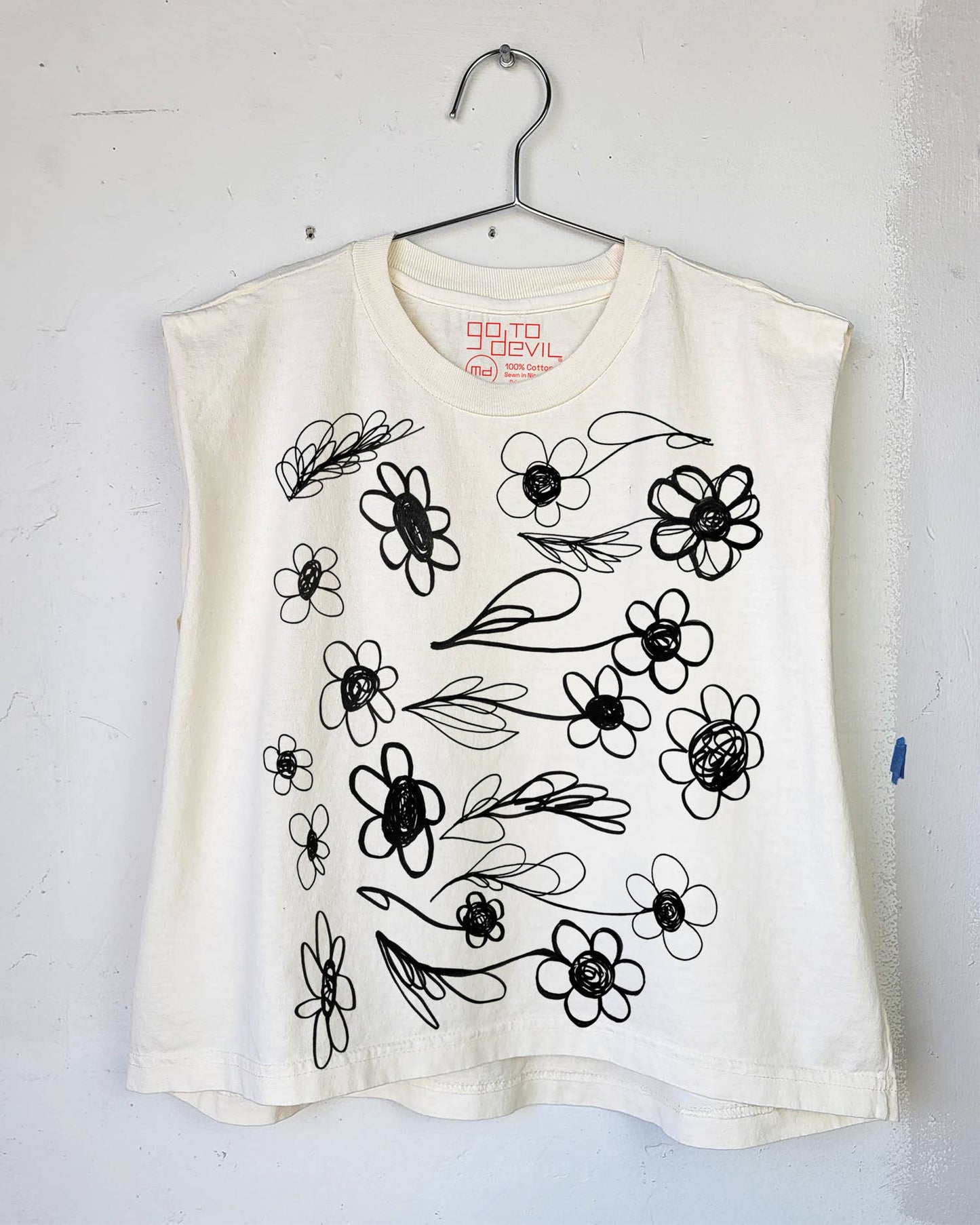 Flower Fury Joan Heavyweight Muscle Tee