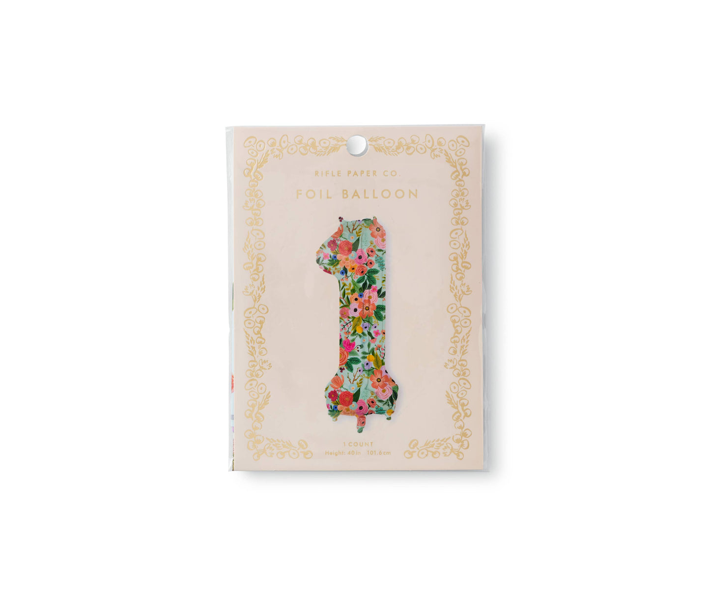 Garden Party Numbered Foil Balloon - Rifle Paper Co.