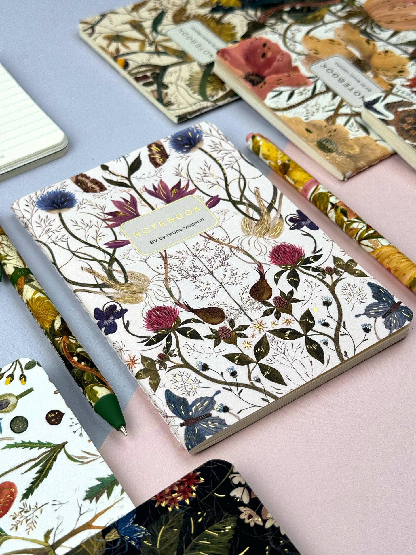 Symmetrical Flora Notebook