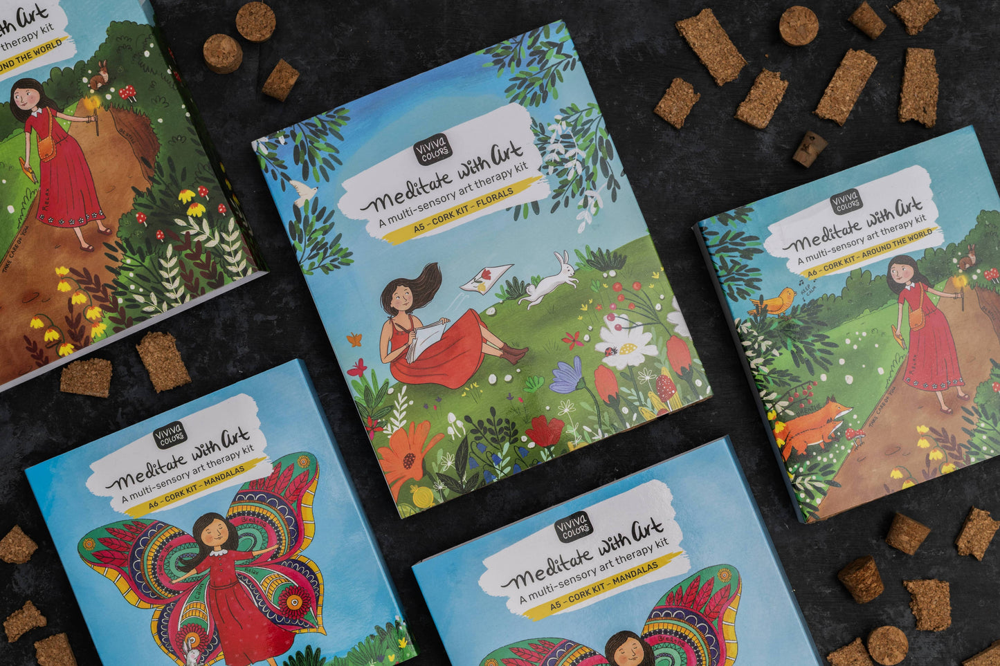 Meditate with Art Kit - Around the World - A6