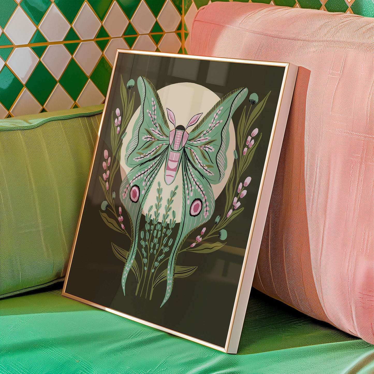 Luna Moth 8x10 Giclée Art Print - Tara Reed