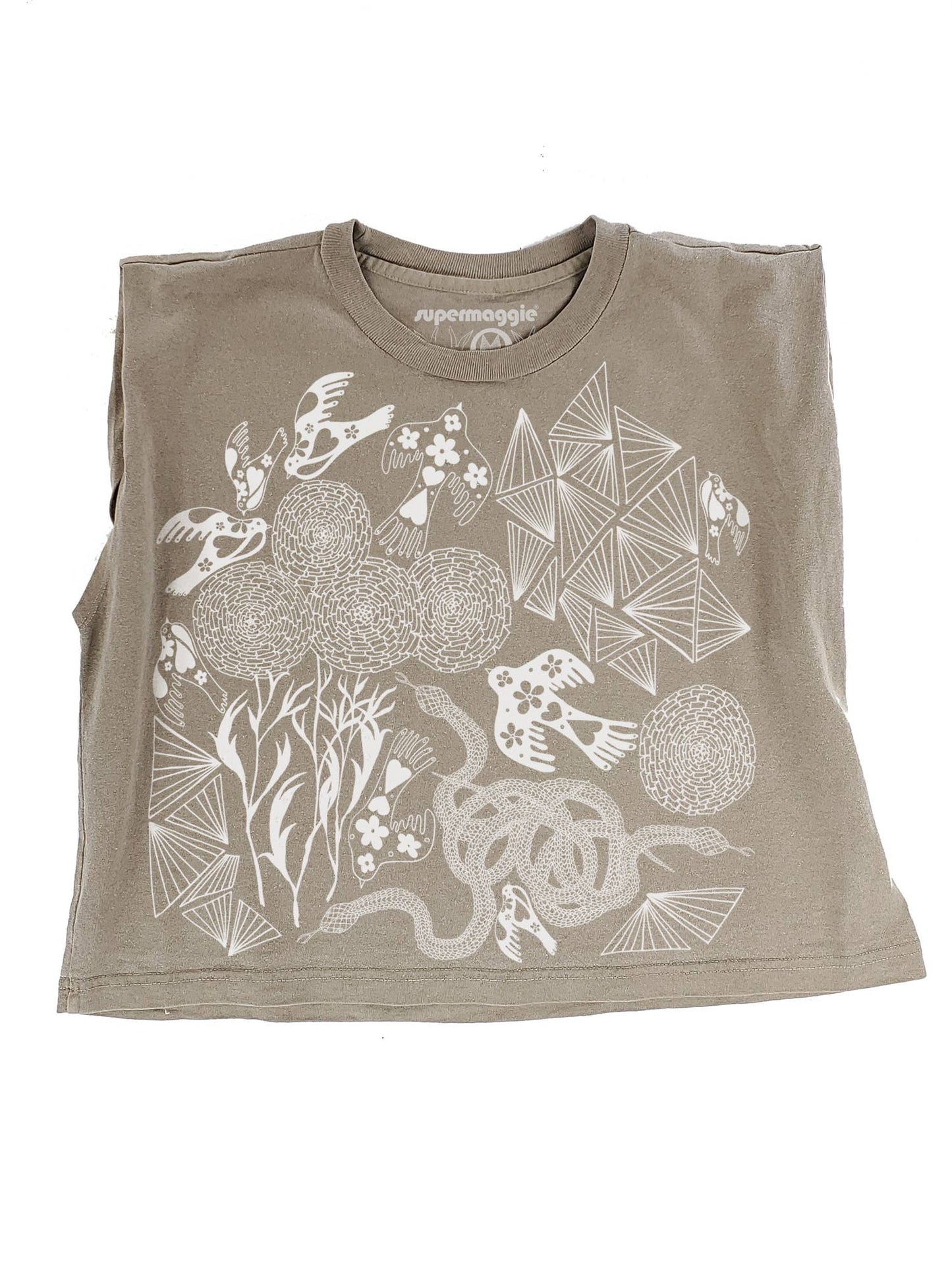Secret Garden Maisie Heavyweight Muscle Tee