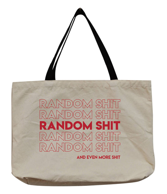 Random Shit Inside Tote Bag
