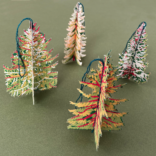 Forest Paper Ornaments - East End Press