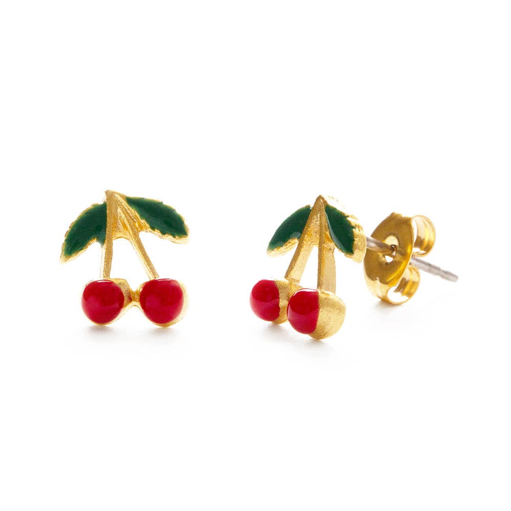 Cherry Stud Earrings - Amano Studio