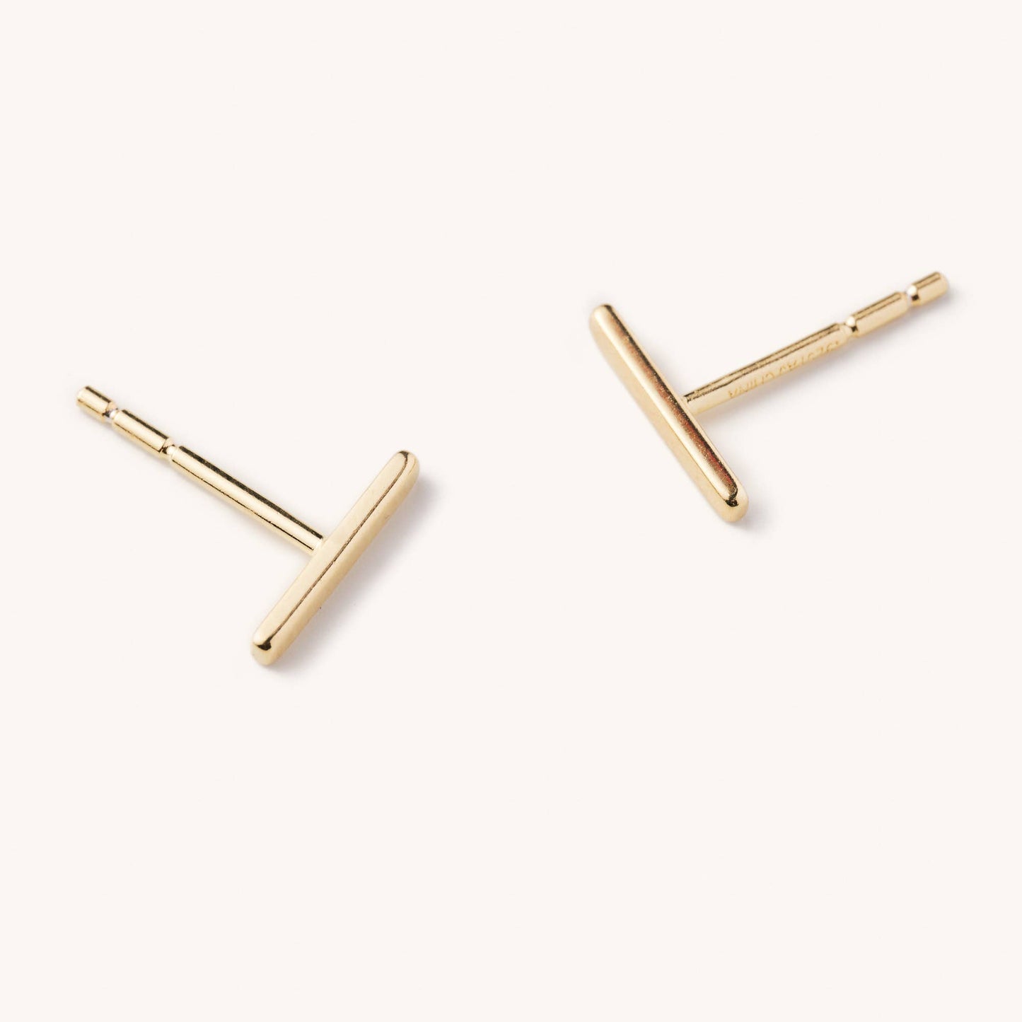 Dainty Bar Stud Earrings