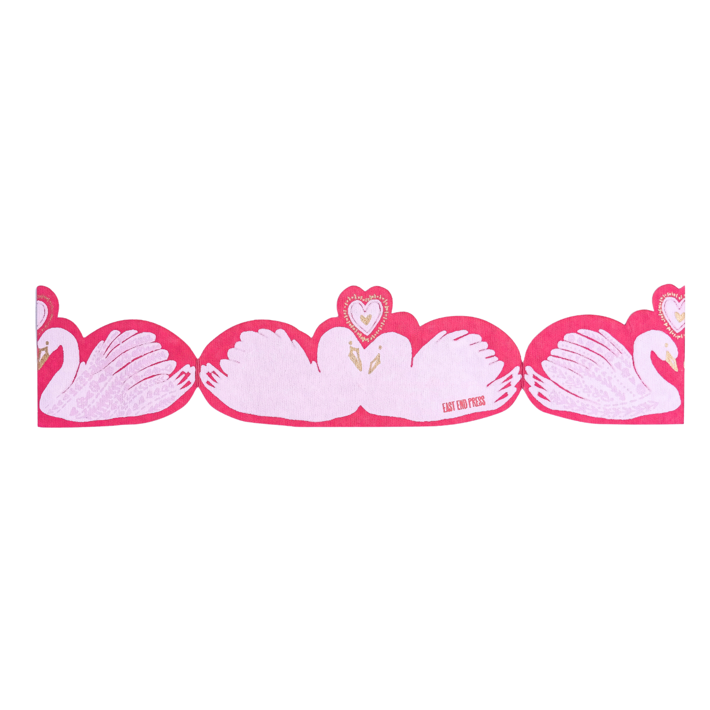 Kissing Swans Greeting Card - East End Press