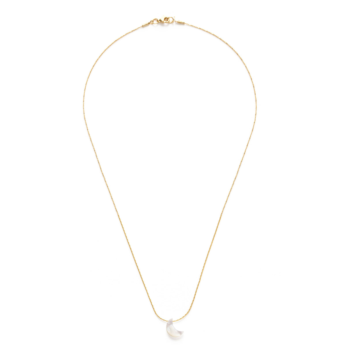 Mother of Pearl Moon Necklace - Amano Studio