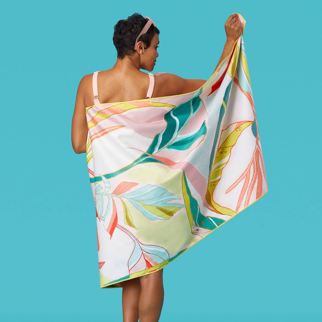 Exotic Leaves | Go Big Microfiber Beach Towel