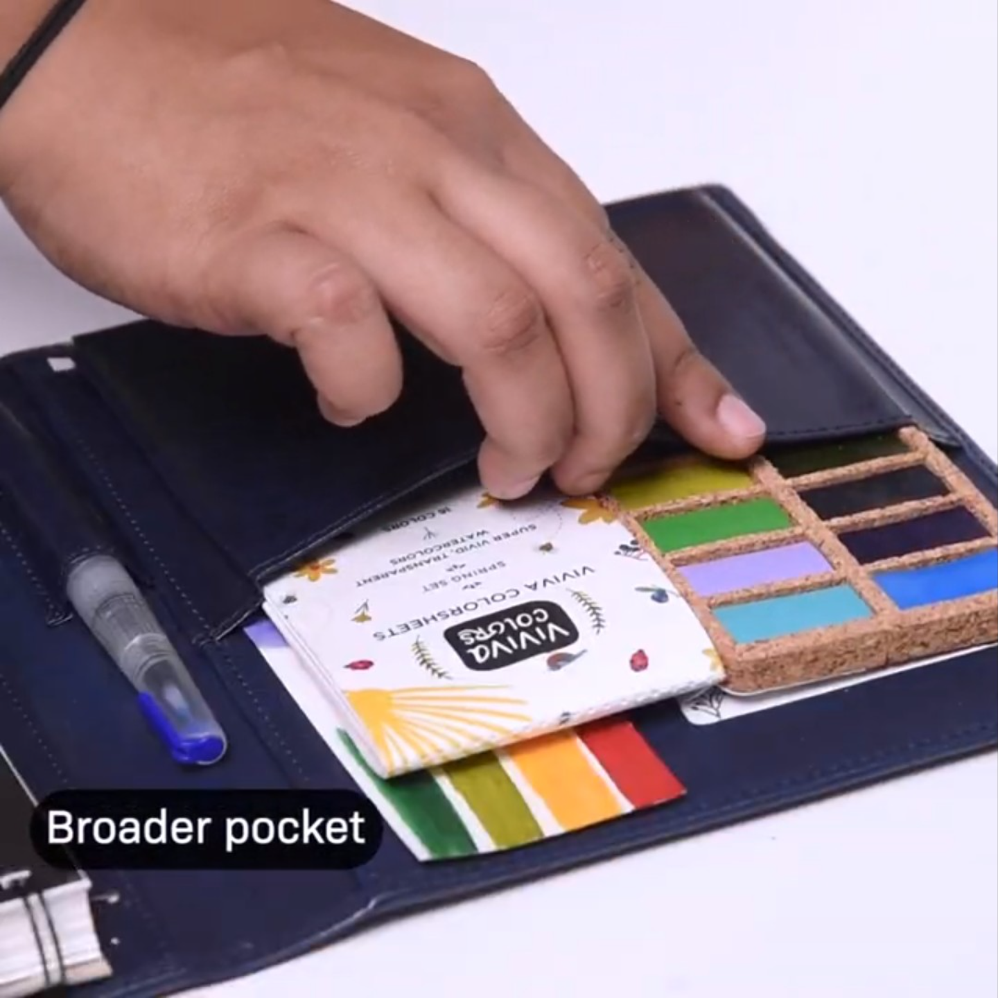 Travel Paint Kit - Vegan Leather - A5