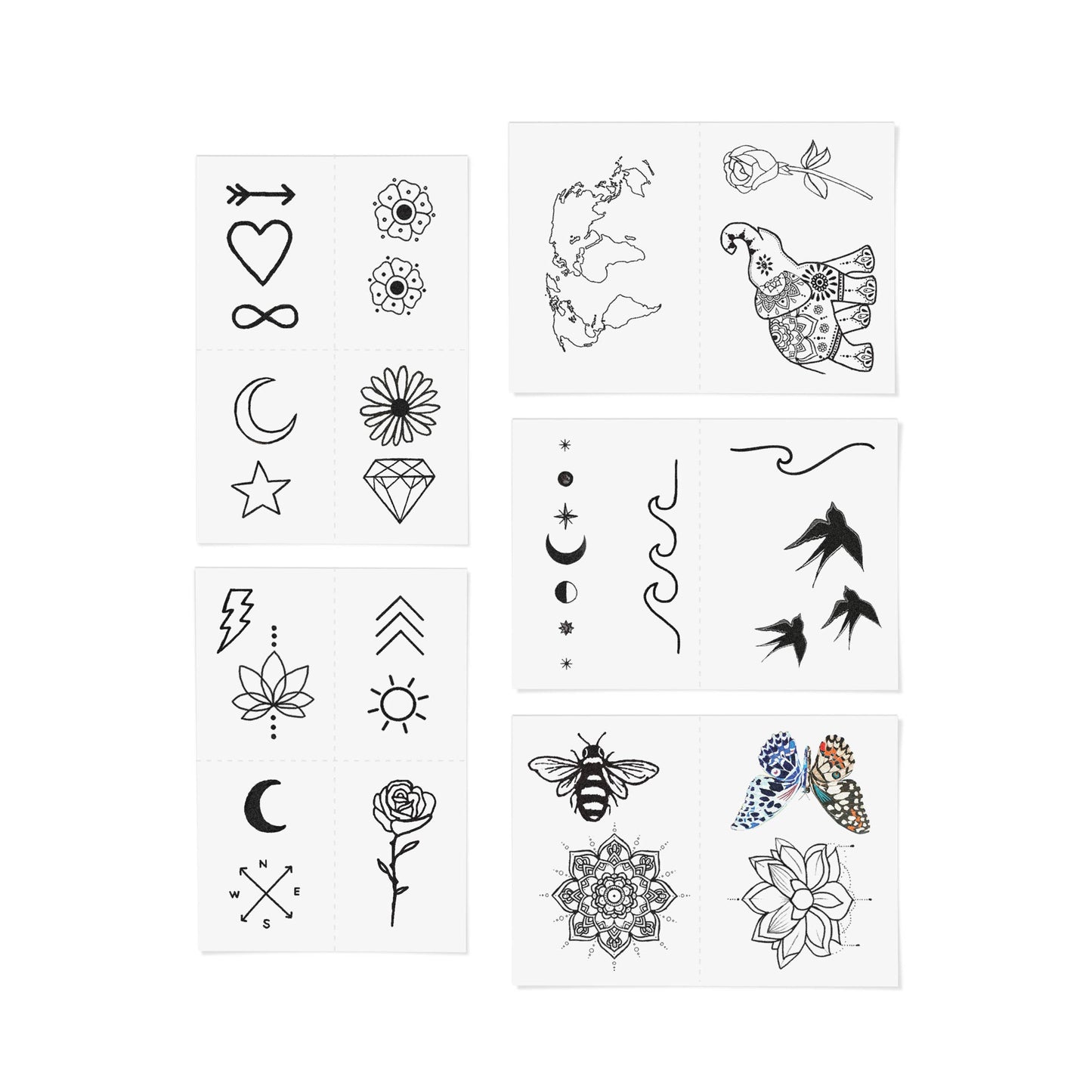 INKED by Dani - Best Sellers Temporary Tattoo Pack
