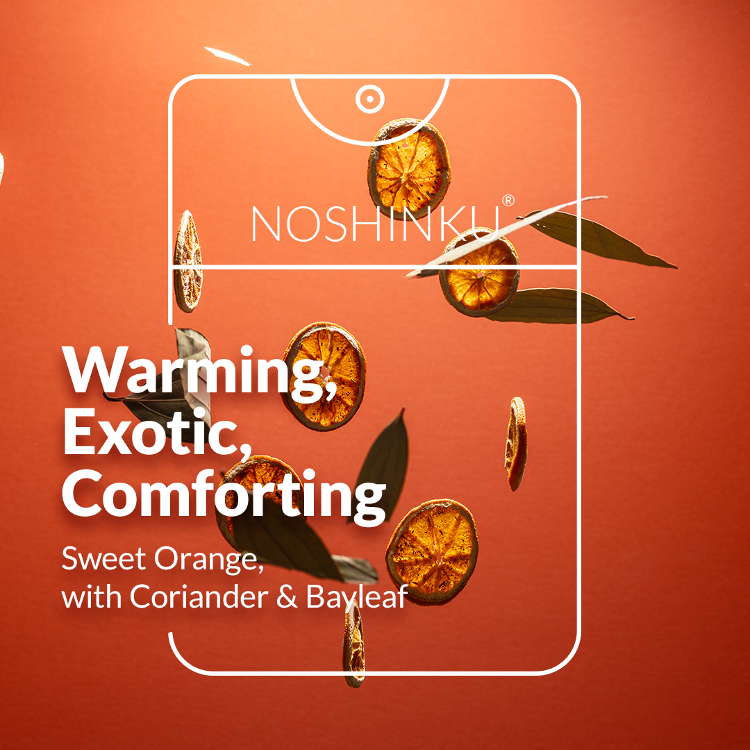 Refillable Orange Coriander Moisturizing Hand Sanitizer - Noshinku