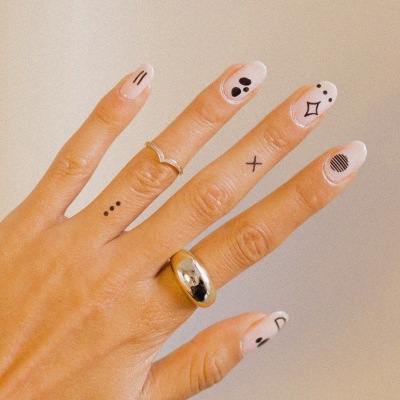 INKED by Dani - Mod Nail Art Temporary Tattoo Pack