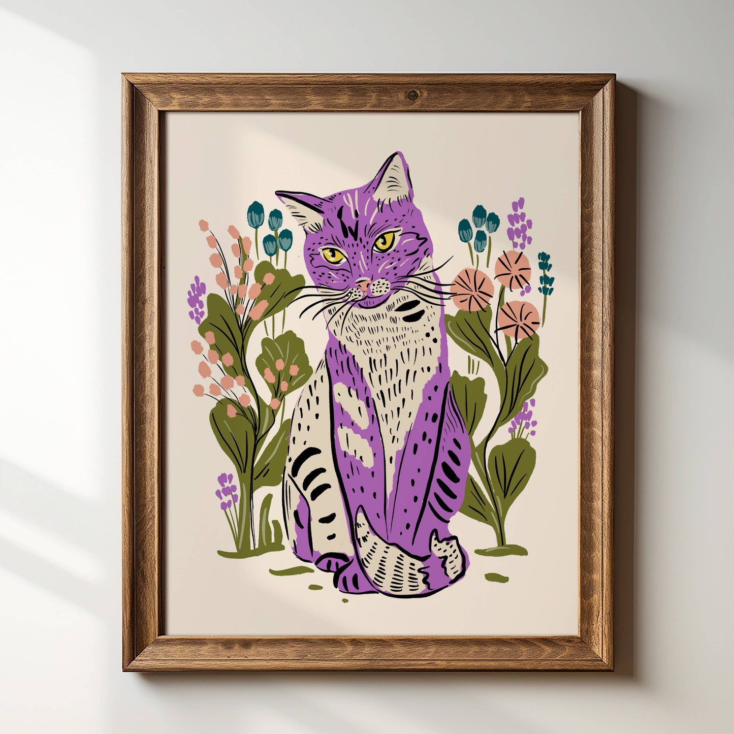 Miro Cat 8x10 Giclée Art Print - Tara Reed