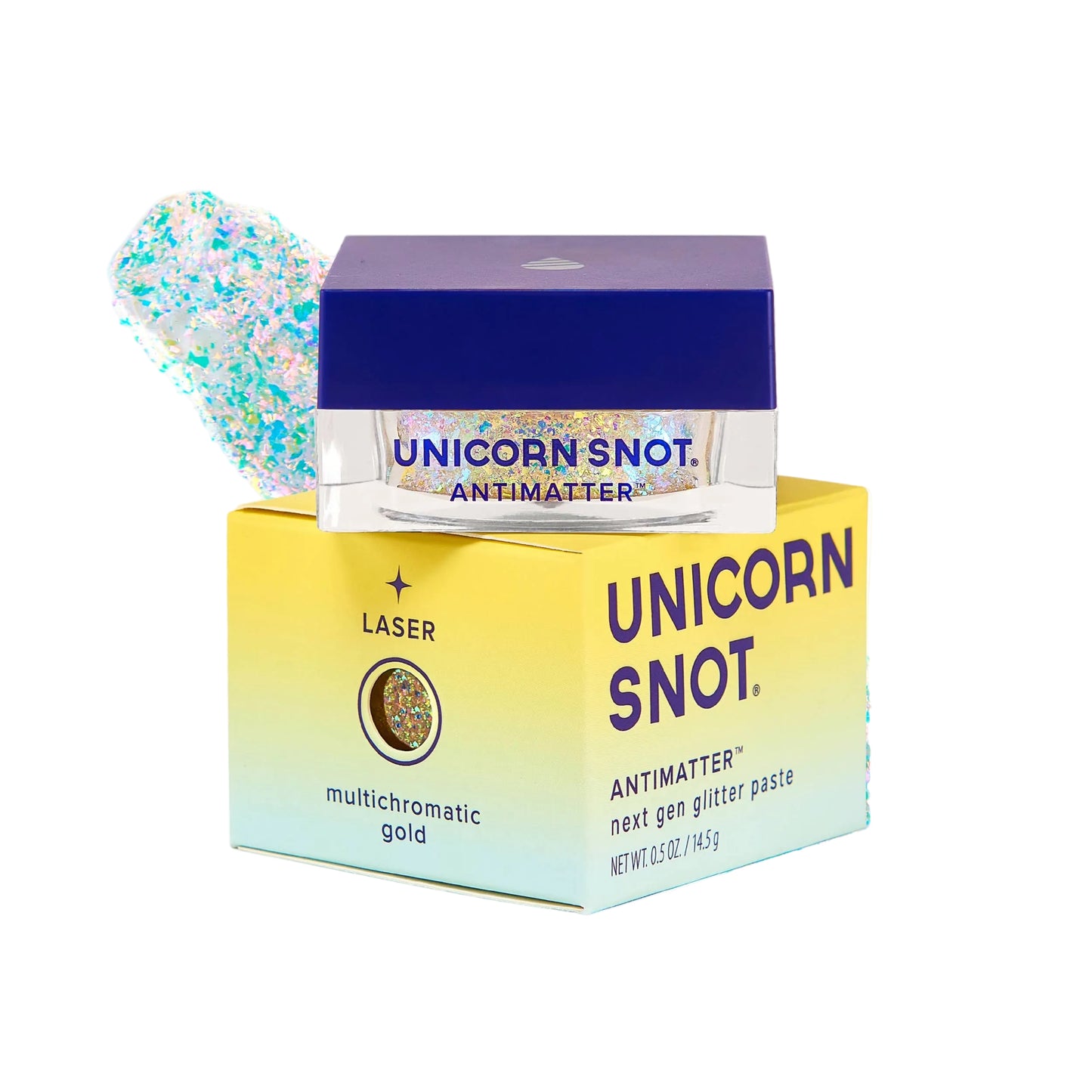Glitter Paste | Antimatter | Laser-Yellow/Orange Shimmer - Unicorn Snot