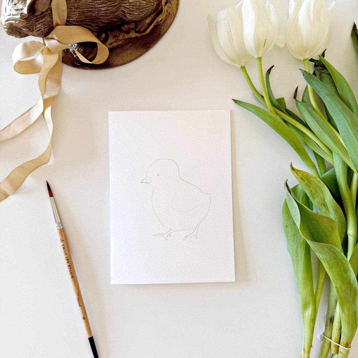 Easter Paintable Notecards - emily lex studio