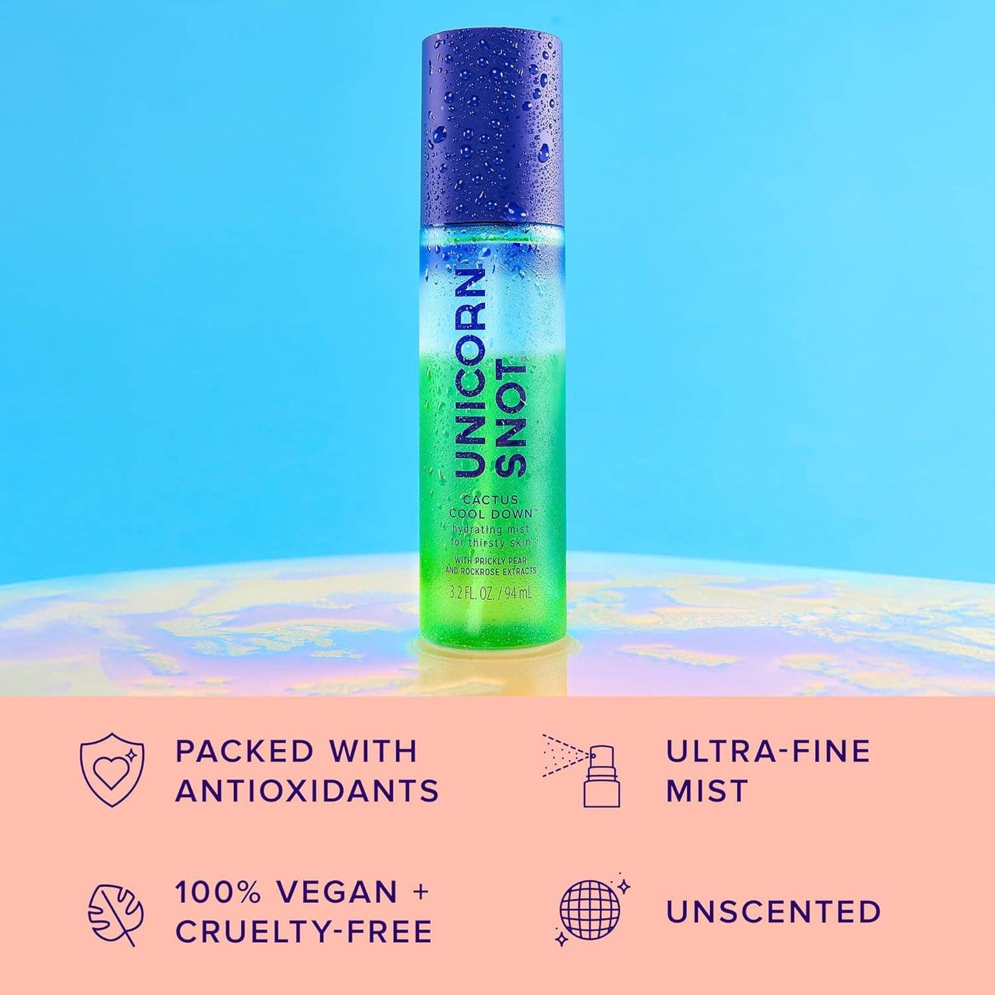 Cactus Cool Down | Face Mist | Hydrating Face Spray - Unicorn Snot