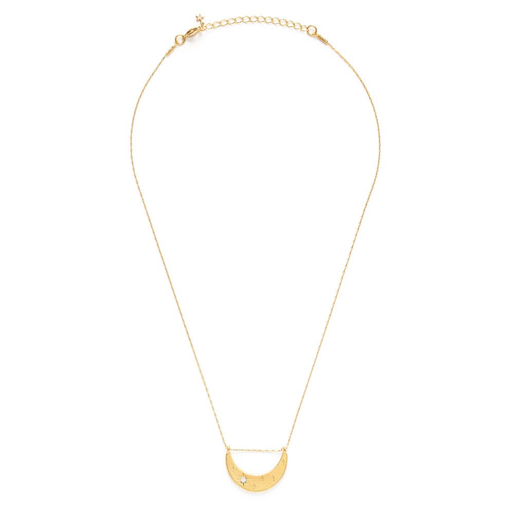 Amano Studio - Starlight Crescent Necklace