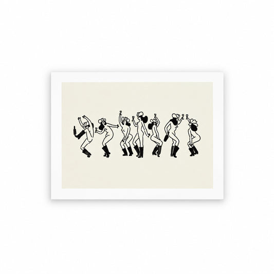 “Cowgirl Social” Art Print - Tumbleweed Design Studios