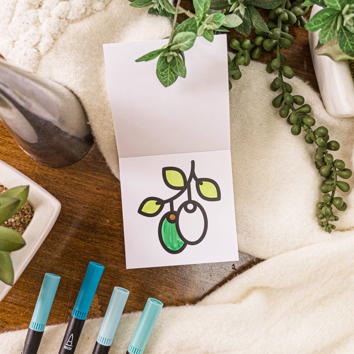 Happy Hanukkah Easy Tear Mini Coloring Book