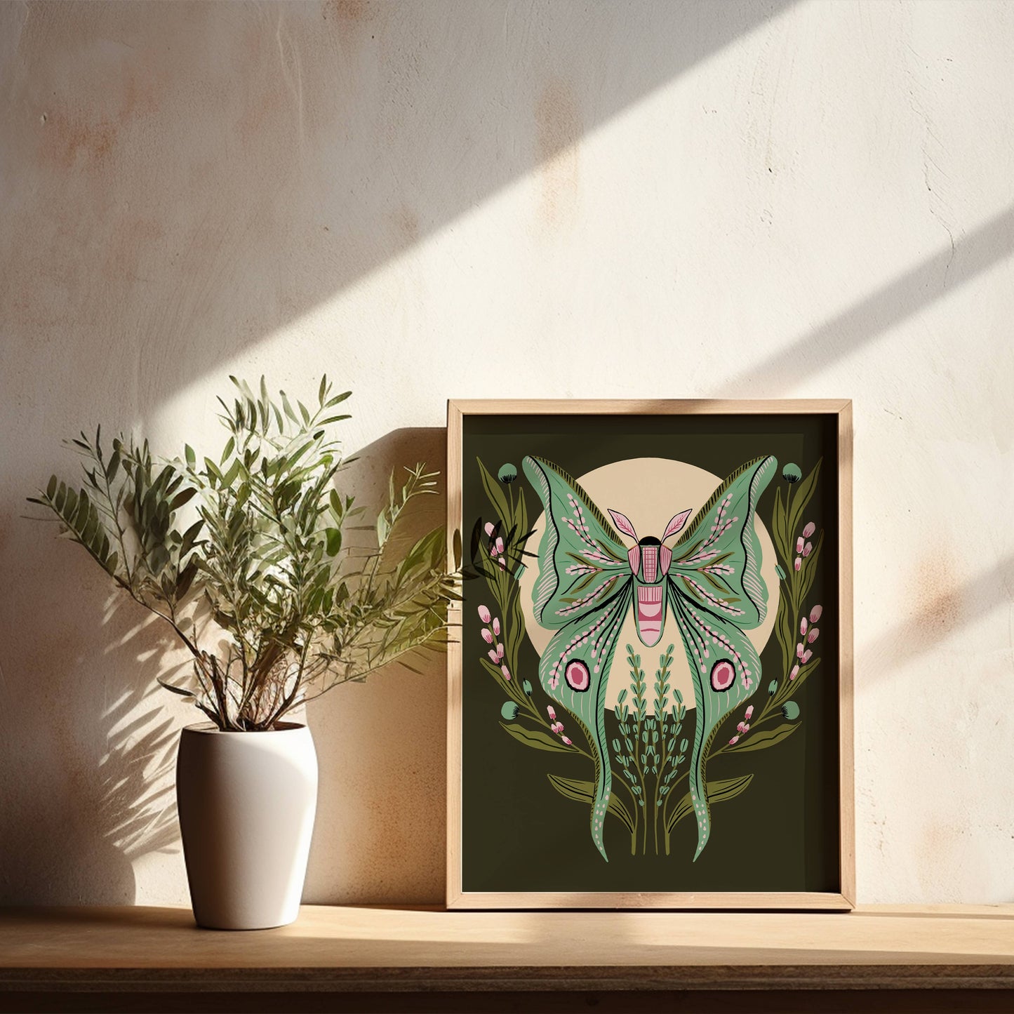 Luna Moth 8x10 Giclée Art Print - Tara Reed