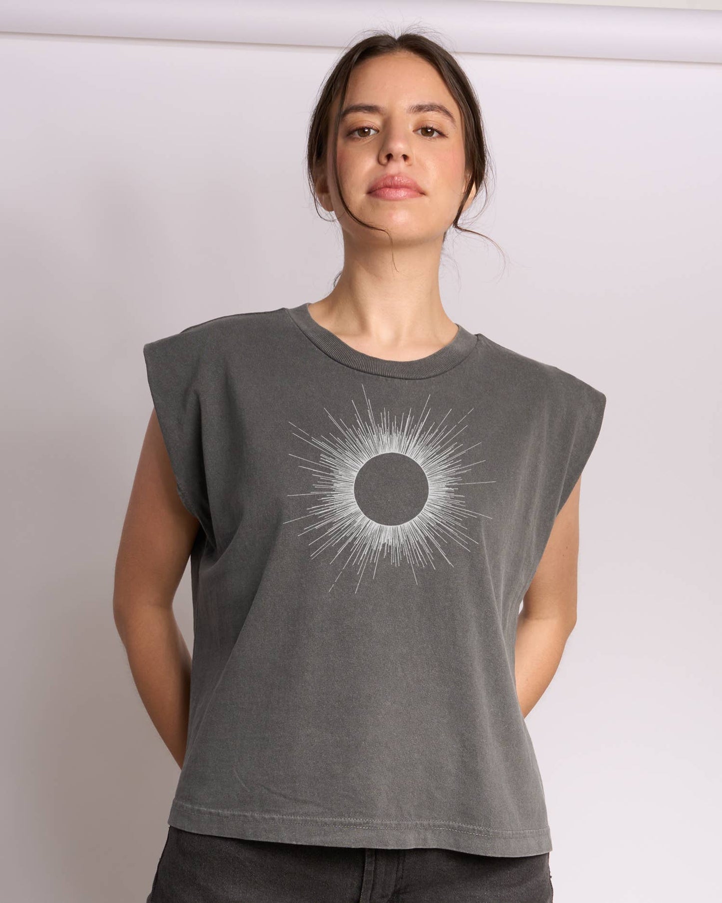 Eclipse Joan Heavyweight Muscle Tee