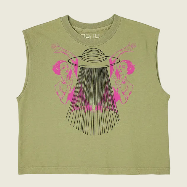 UFO Ladies Joan Heavyweight Muscle Tee