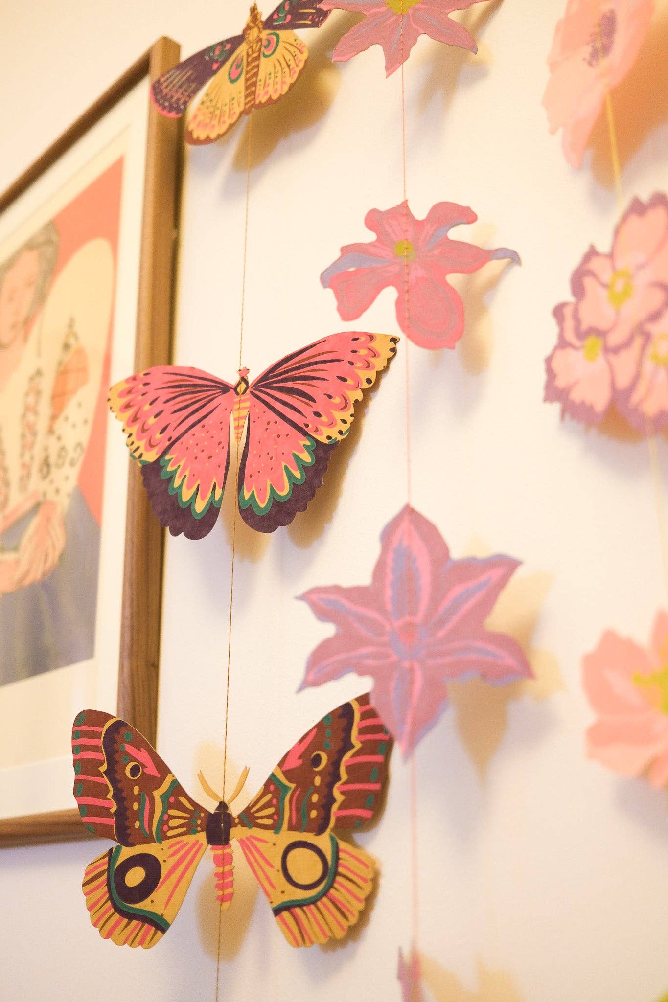 East End Press - Butterfly Vertical Wall Hanging