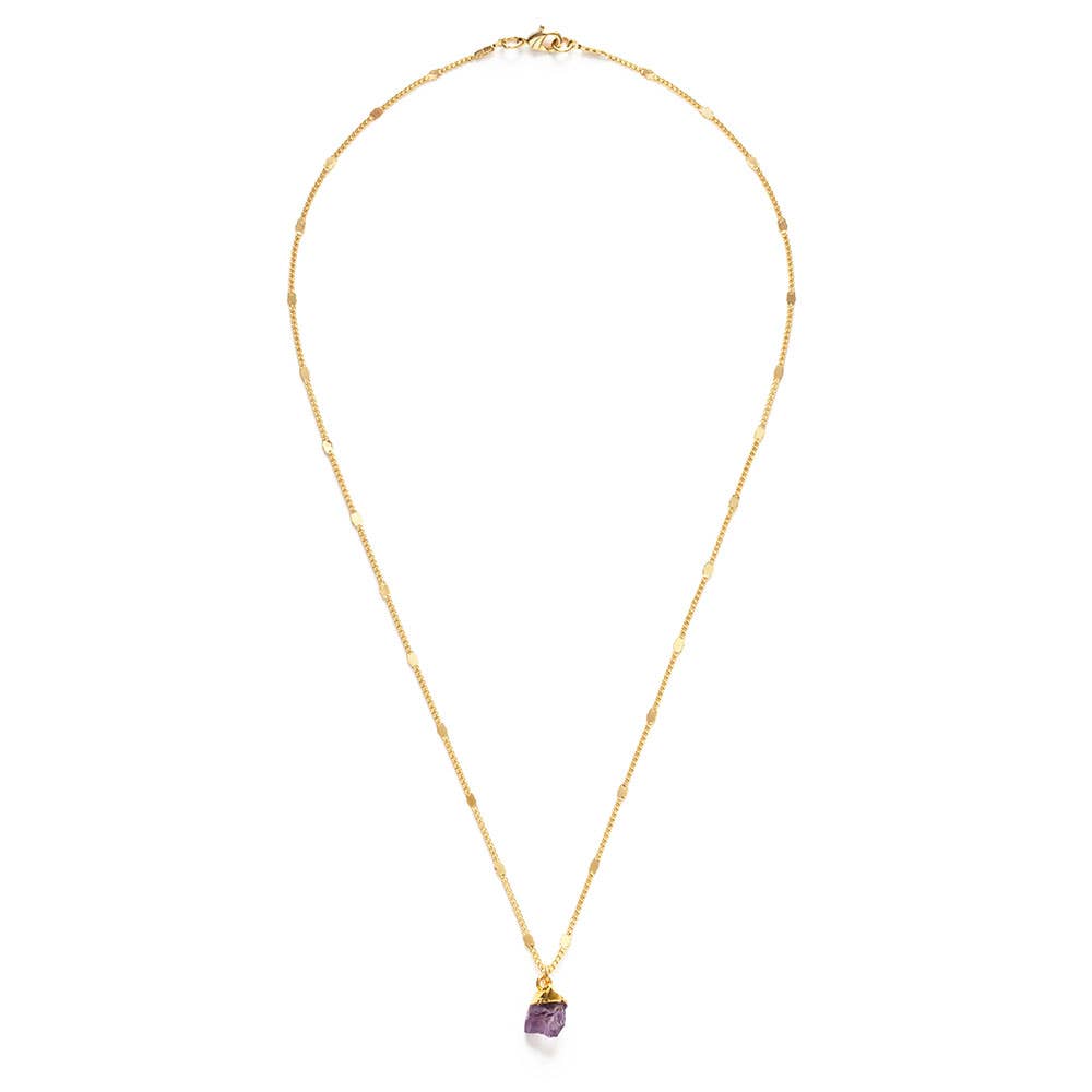 Raw Cut Gemstone Necklaces - Amano Studio