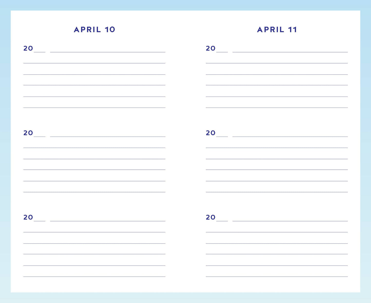 Gratitude One Line a Day