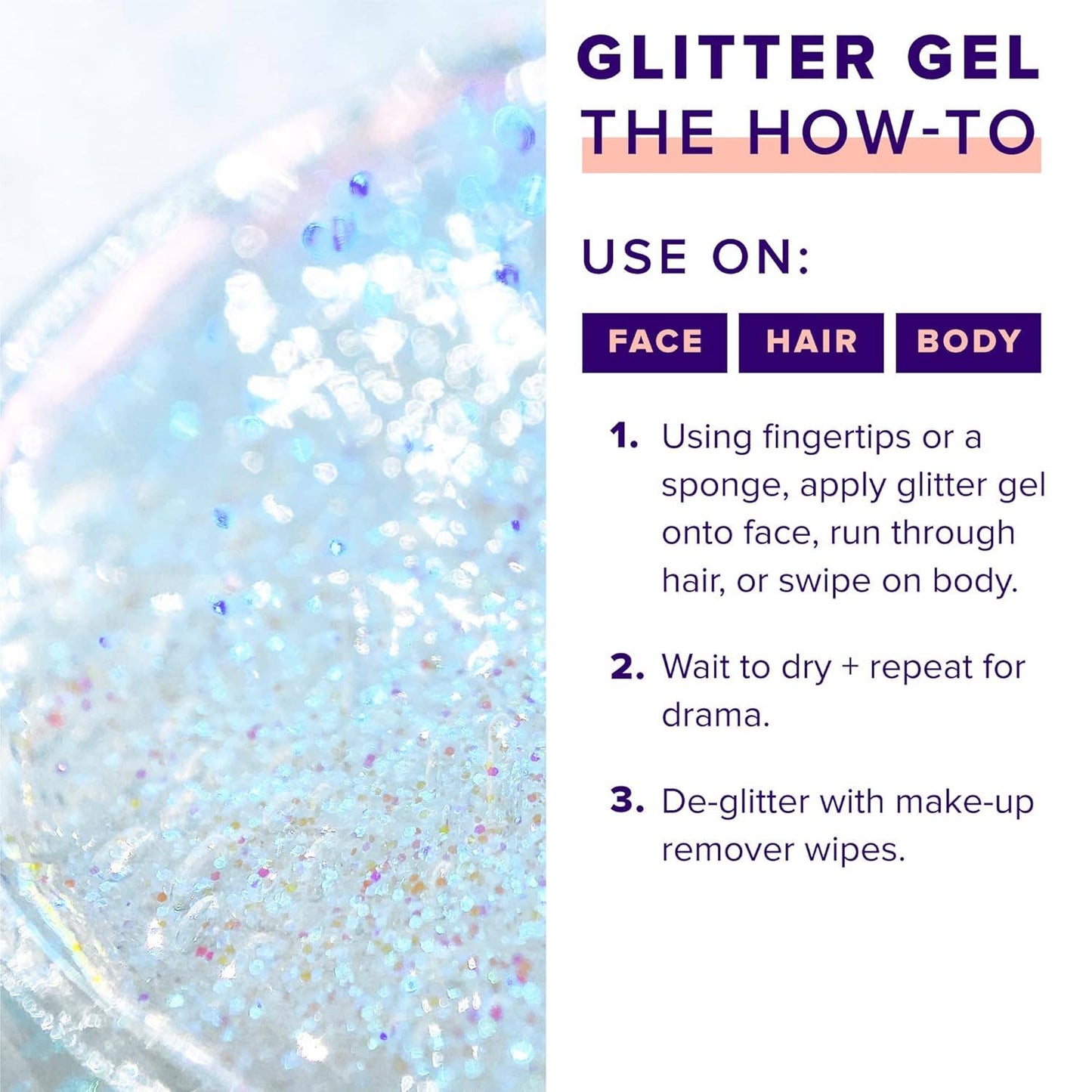 Original Glitter Gel | Galaxy-Holographic | Body Glitter - Unicorn Snot