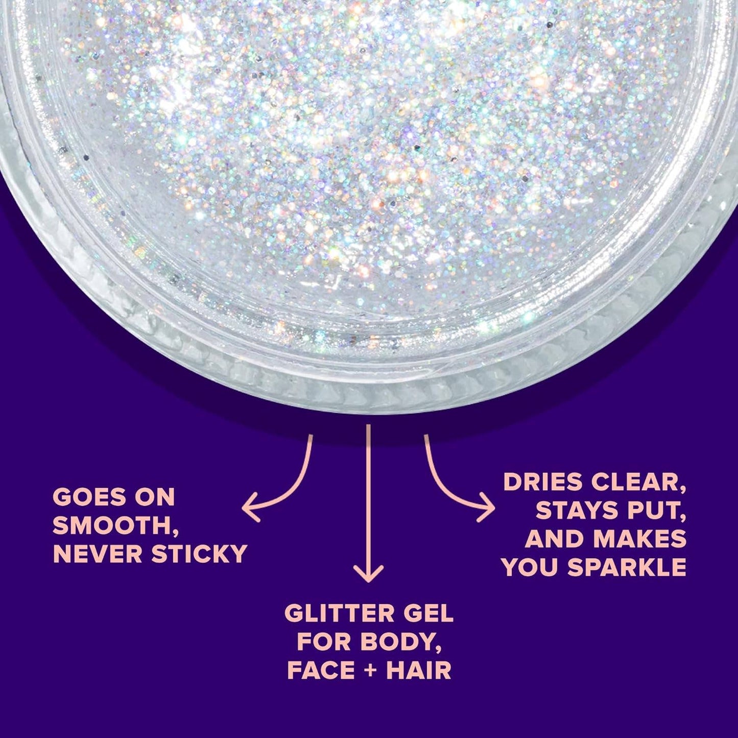 Original Glitter Gel | Disco-Silver | Body Glitter | Shimmer - Unicorn Snot
