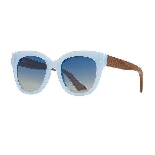 Cora - Milky Blue / Walnut Wood / Gradient Brown - Blue Planet