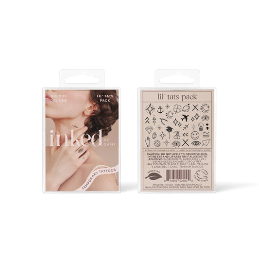 INKED by Dani - Lil' Tats Temporary Tattoo Pack