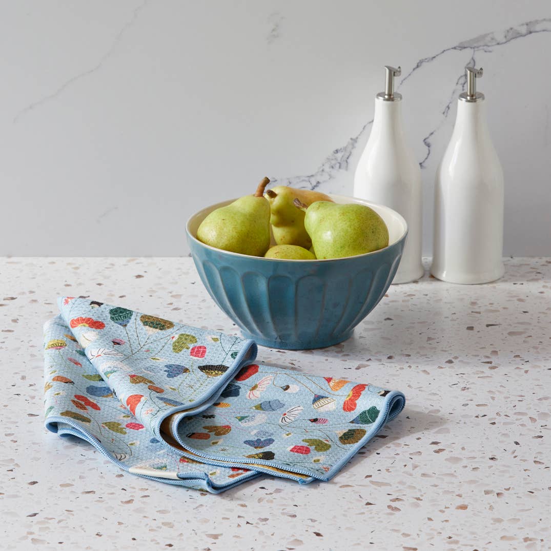 Floral Stems | Microfiber Kitchen Dish Towel