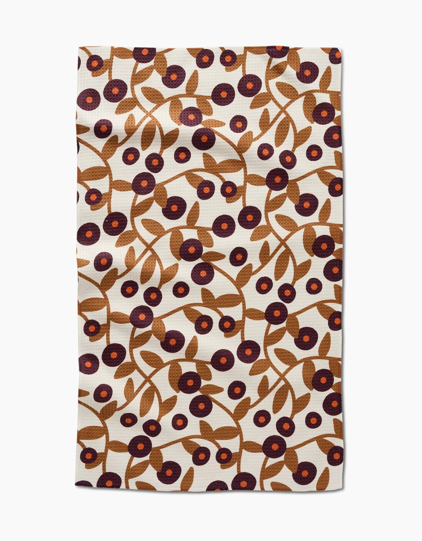 Swirling Vines Tea Towel - Geometry