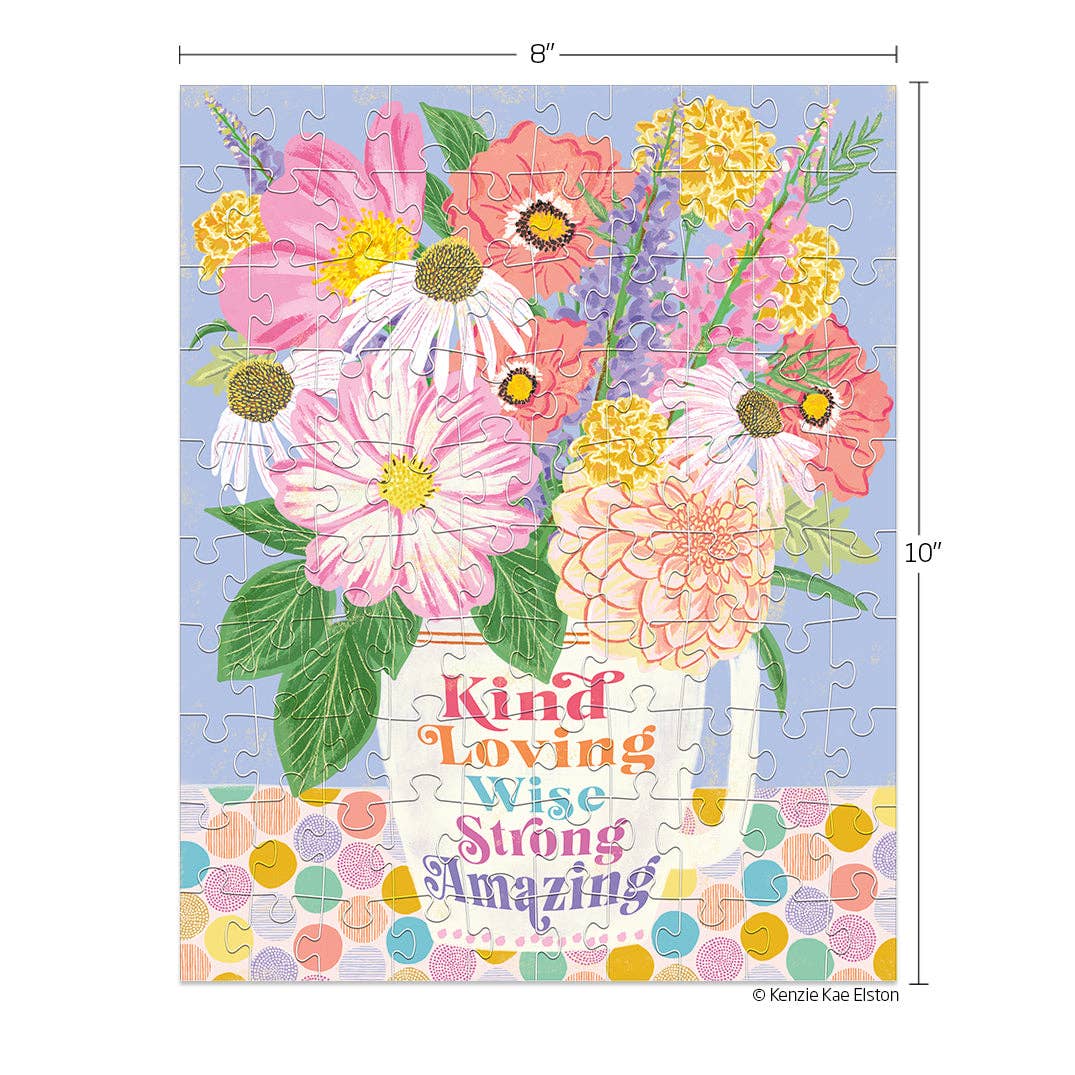 Kind Loving Strong 100 Piece Puzzle Snax