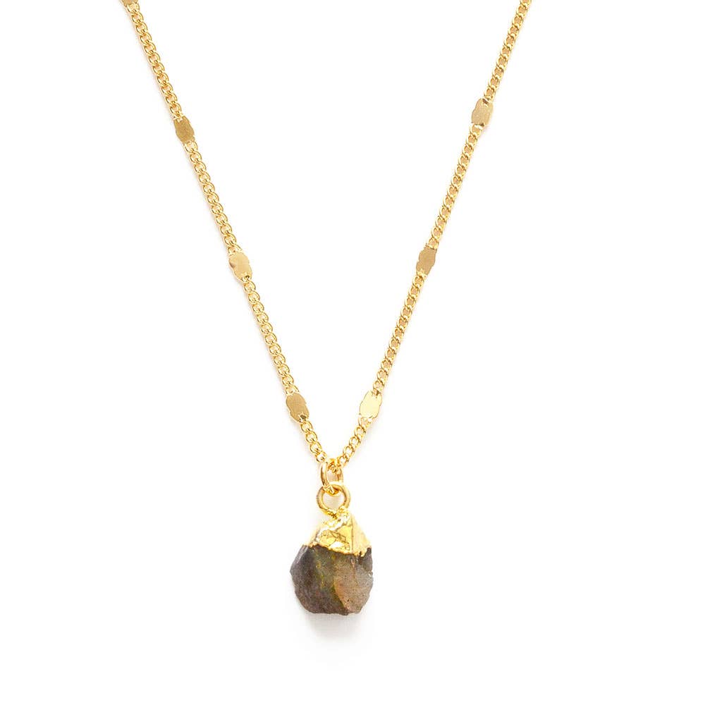 Raw Cut Gemstone Necklaces - Amano Studio