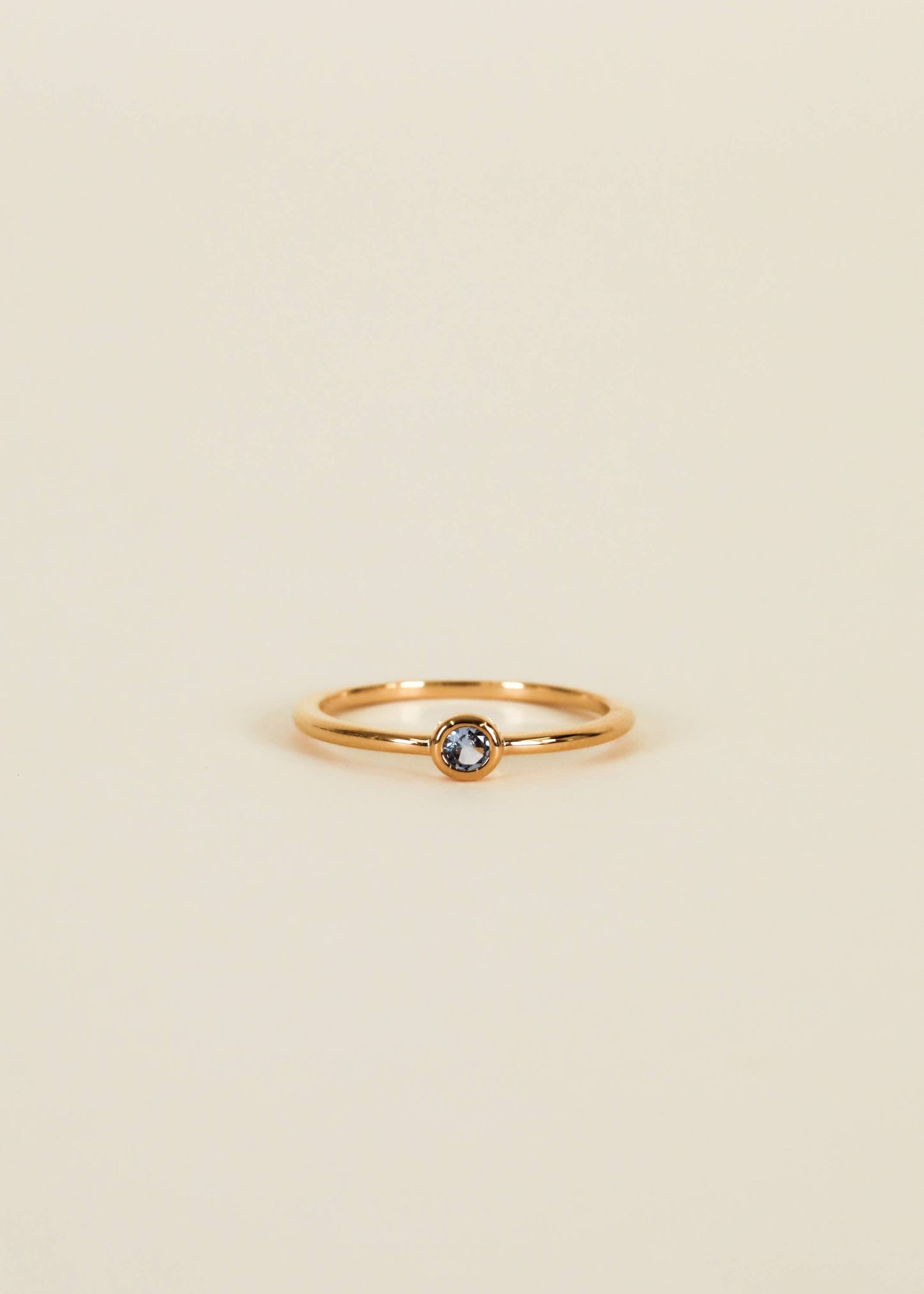 Simple Stud Aqua Ring