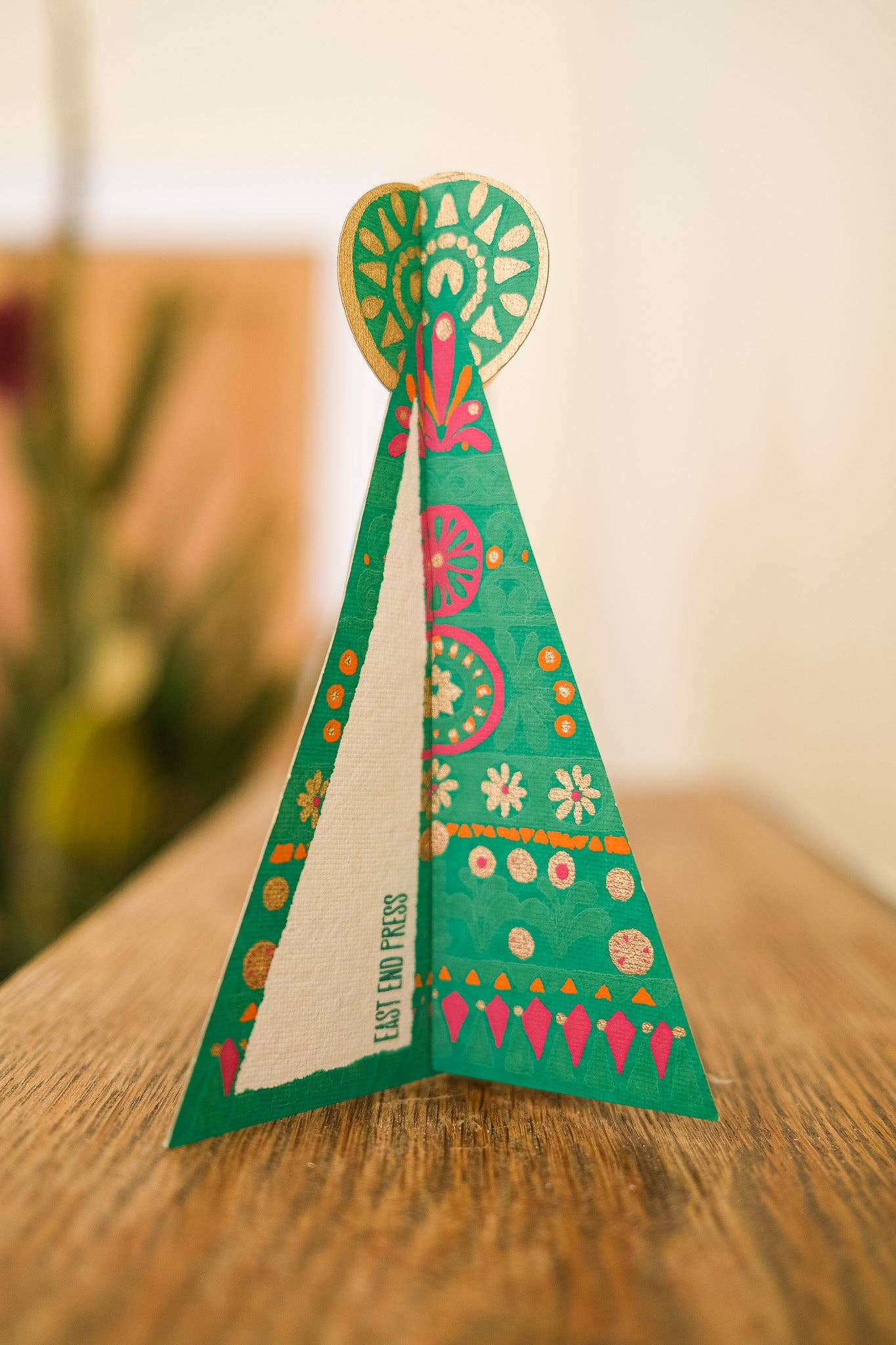 Patterned Tree Greeting Card - East End Press