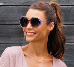 Calypso Polarized Sunglasses - Wine/Purple