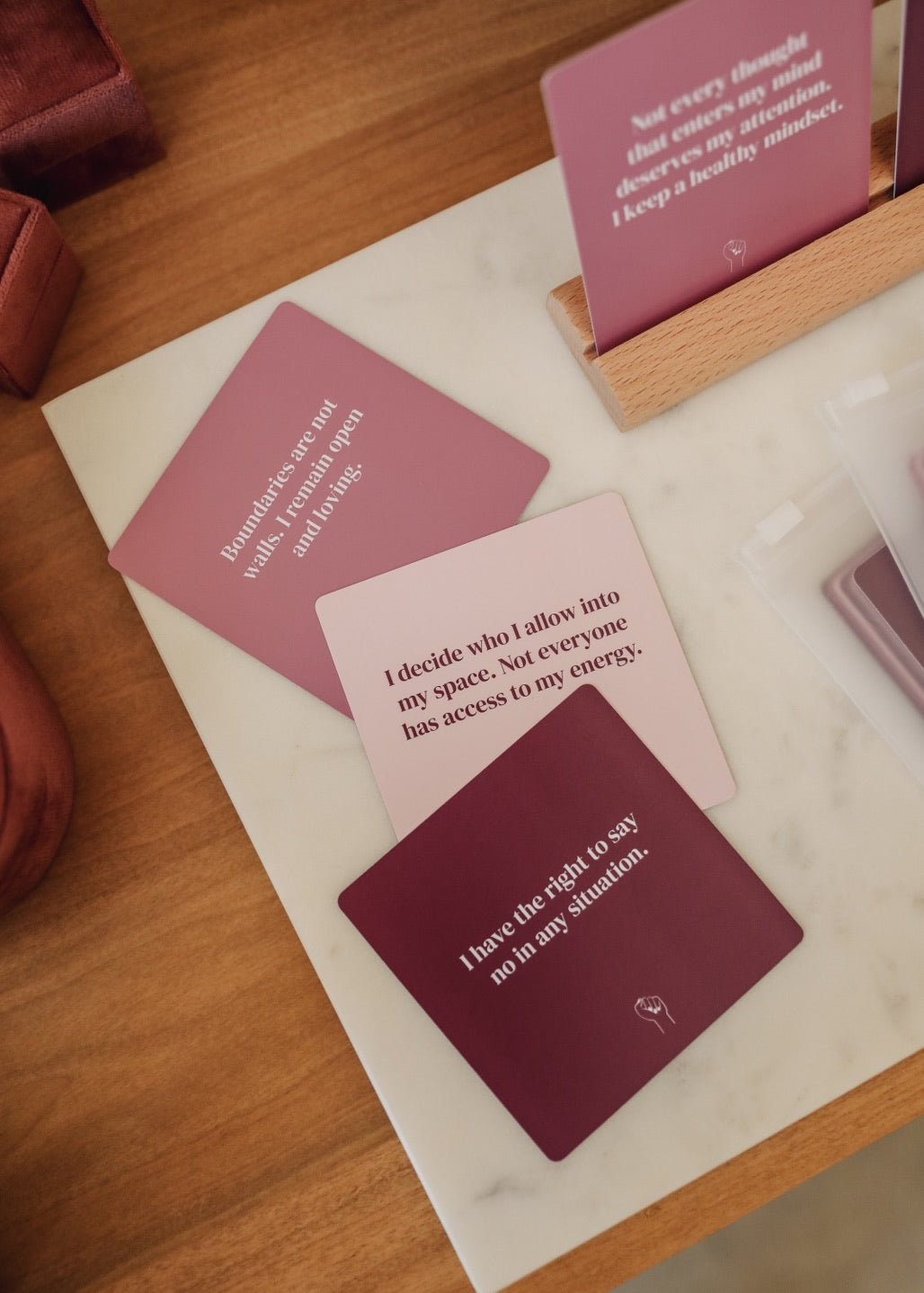 Shower Affirmation Cards - Boundaries