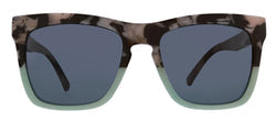 Cape May Polarized Sunglasses - Black Marble/Mint