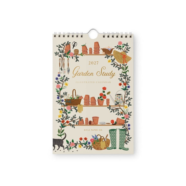 2027 Garden Study Kitchen Calendar (6x9)
